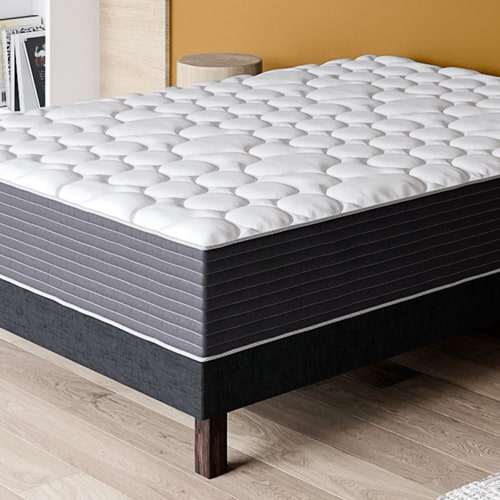 Matelas ressorts ensachés 180x200 Spring Plus Hbedding - Mousse à mémoire de forme et ressorts ensachés