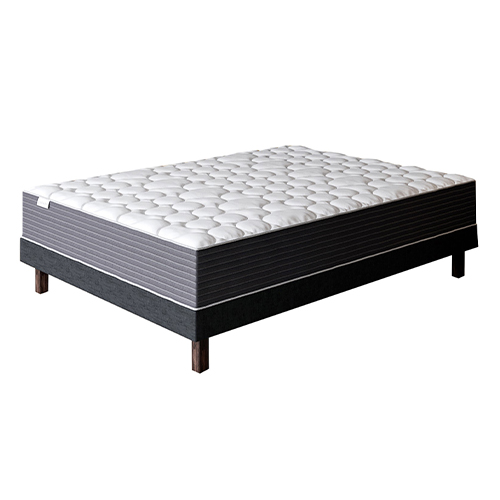 Ensemble matelas ressorts ensachés + sommier 160x200cm - Mousse haute densité et ressorts ensachés - Spring Plus