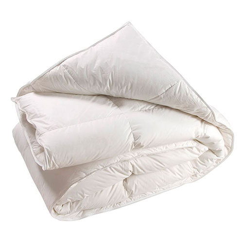 Couette 170g/m² anti acariens duvet d'oie et plumettes 260x240cm - Collection Fjord Rubis - Hbedding