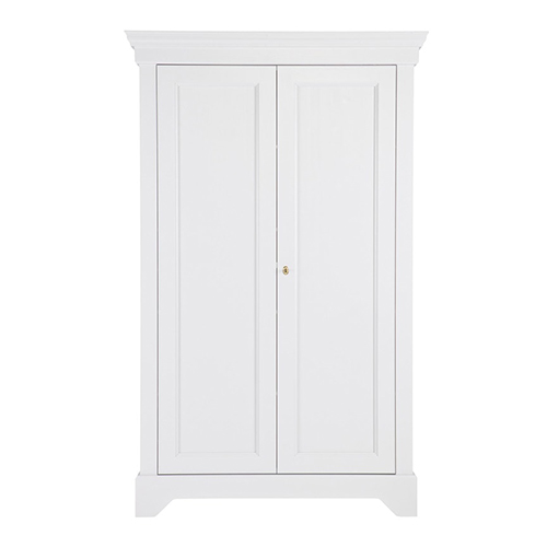 Armoire 2 portes en pin blanc - Collection Isabel - Woood