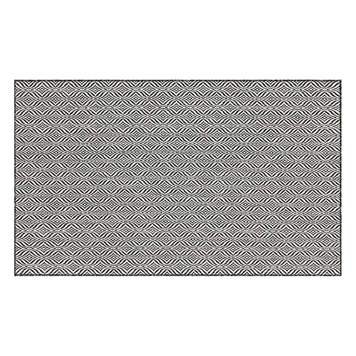 Tapis d'extérieur scandinave noir 160x230cm - Collection Ethan