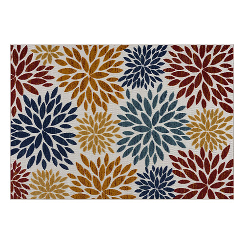 Tapis d'extérieur scandinave Multicolore 70x140cm - Collection Joe