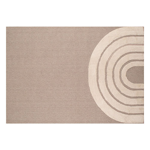 Tapis enfant arc-en-ciel beige 120x170 cm - Rainbow