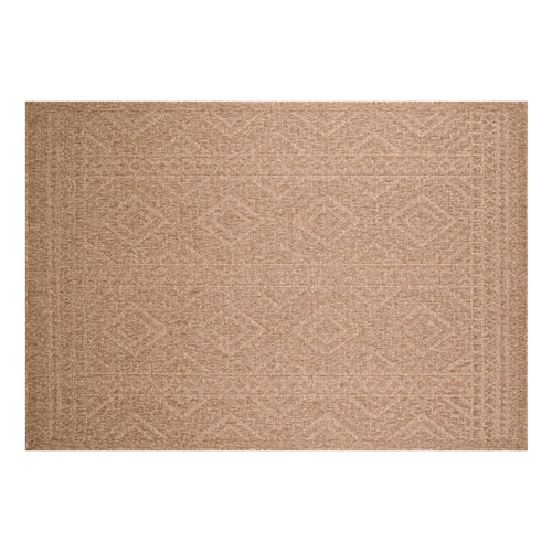 Tapis effet jute beige 160x230 cm - Lassen