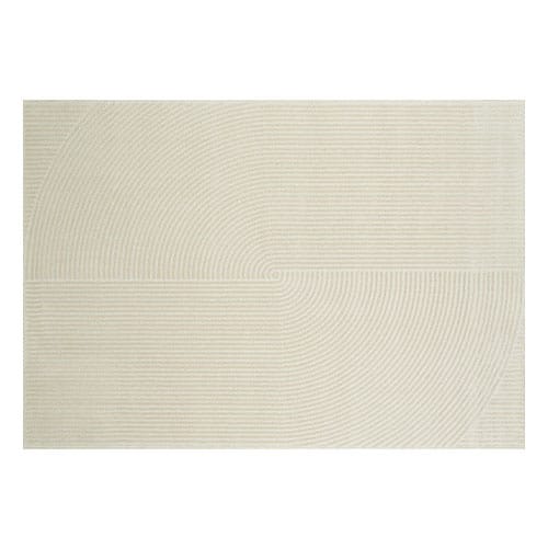 Tapis relief beige 160x230 - Elisa