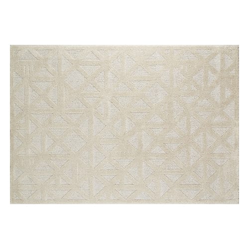 Tapis relief crème 160x230 - Rita