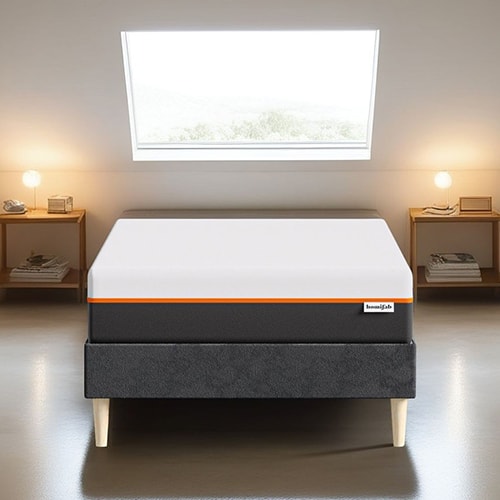 Matelas 90x190 cm mousse haute densité - 22 cm - Dual Confort