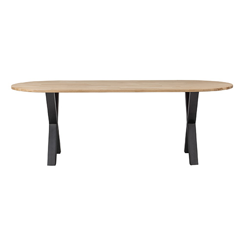 Table à manger ovale en chêne massif FSC 220 cm - Tablo