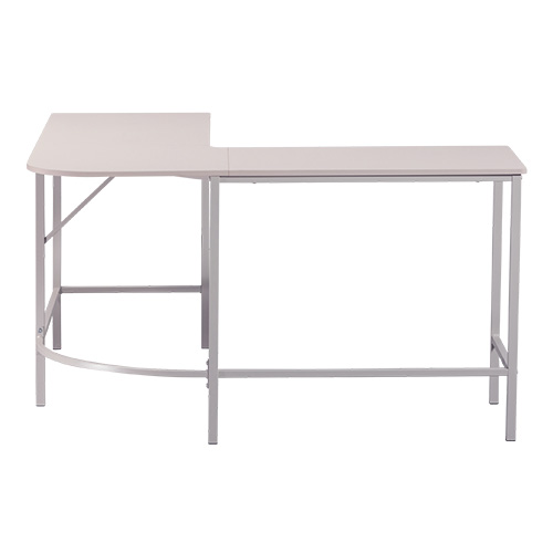 Bureau d'angle naturel/gris clair 135 cm - Mike