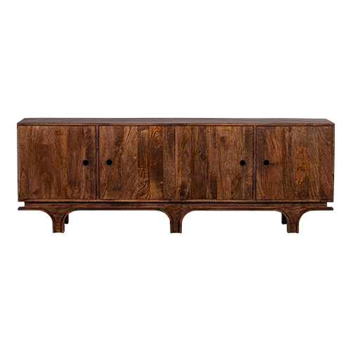 Buffet 4 portes en bois de manguier 200 cm - Staes