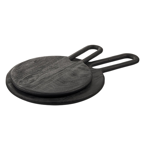 Plateau en bois de manguier noir 60 cm - Thor