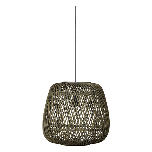 Suspension en bambou vert 36cm - Moza