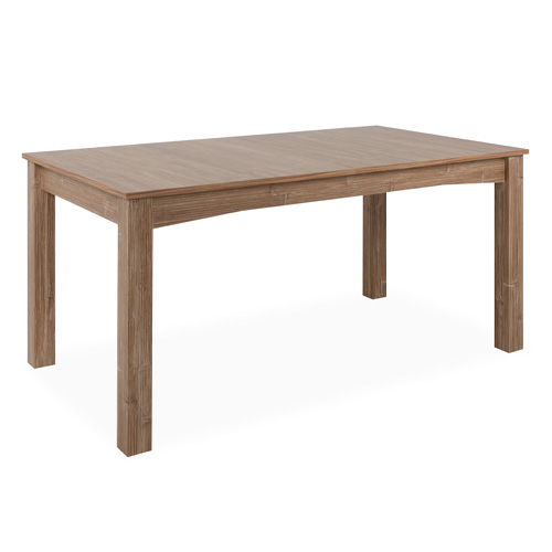 Table à manger extensible effet bambou 6/8 personnes 160/200 cm - Romi