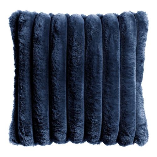 Coussin carré bleu marine 45 x 45 cm - Alice