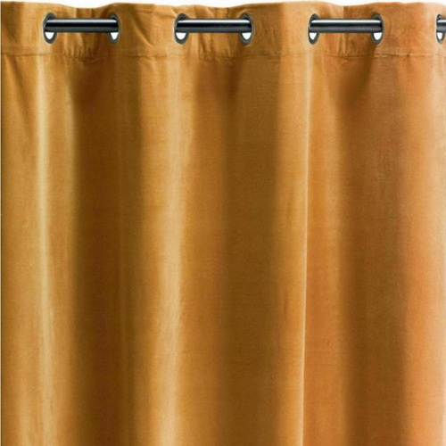 Rideau en velours jaune mais 140x280 cm - Elise