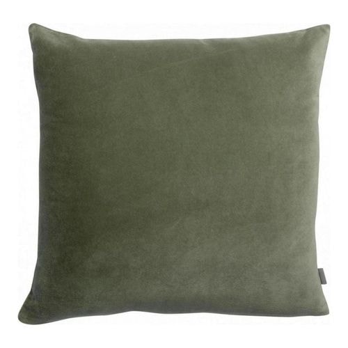 Coussin en velours vert de gris 45 x 45 cm - Elise