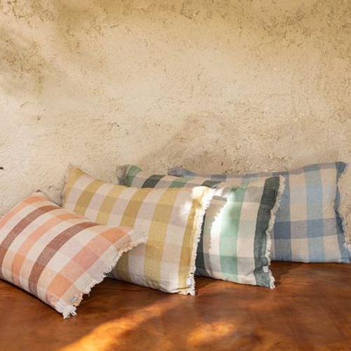 Coussin à imprimé bronze 40 x 65 cm - Kate