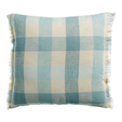 Coussin à imprimé myosotis 45 x 45 cm - Kate