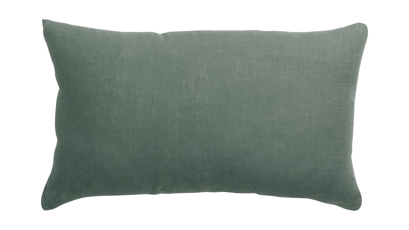 Coussin lin et coton vert thym 30 x 50 cm - Zeff