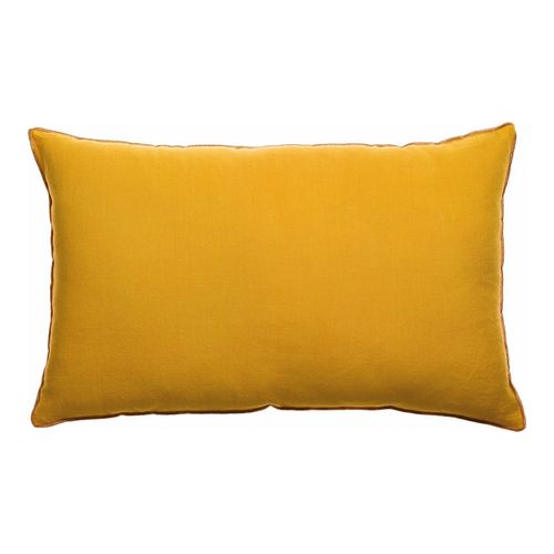 Coussin en lin mangue jaune 40 x 65 cm - Zeff Celeste