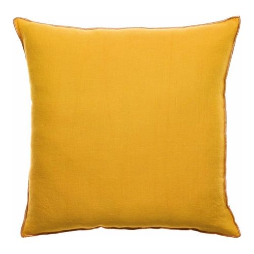 Coussin en lin mangue jaune 45 x 45 cm - Zeff Celeste