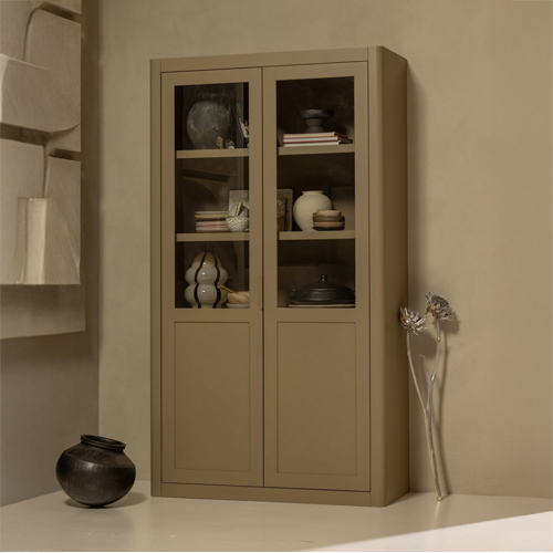 Buffet haut en pin FSC finition mate – 4 étagère - Gunnar