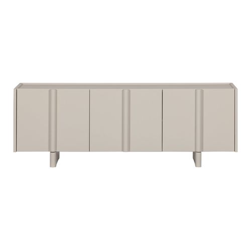 Meuble TV en pin gris clair FSC 152 cm - Basu
