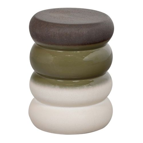 Table d’appoint en céramique émaillée – Ø 34 cm - Bulb