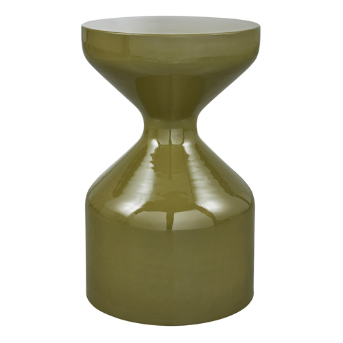 Table d’appoint en métal brillant – 30 cm - Floyd