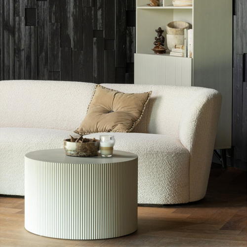 Table d’appoint ronde en tôle emboutie – Ø 60 cm - Sanne