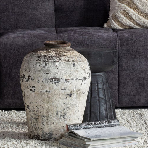 Tabouret en bois style brut - Borre