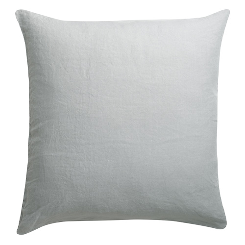 Lot de 2 Taies d'oreiller en chanvre Gris 65 x 65 cm - Kala