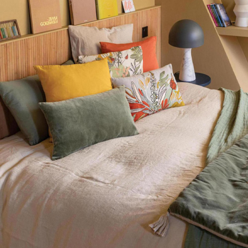 Housse de couette en chanvre ecru 260 x 240 cm - Kala