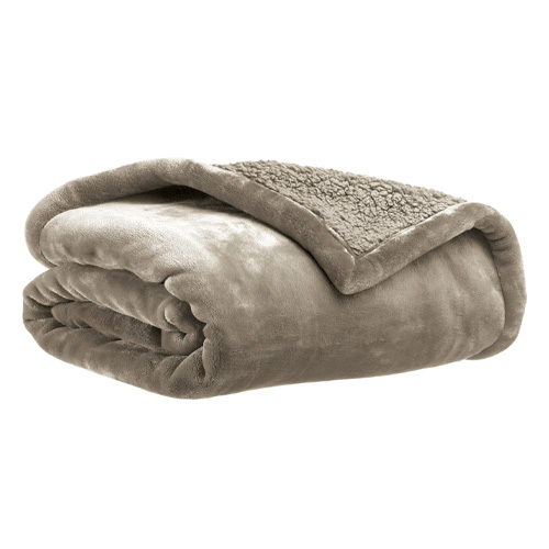 Jeté de lit Beige 220 x 240 cm - Michka