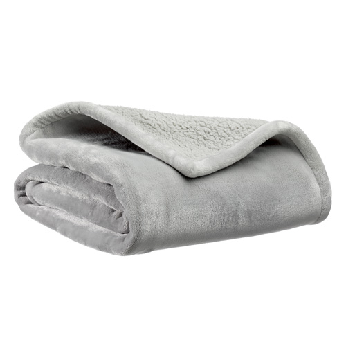Jeté de lit Gris 220 x 240 cm - Michka