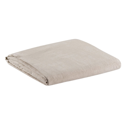 Drap housse en lin Naturel 140 x 190cm - Zeff