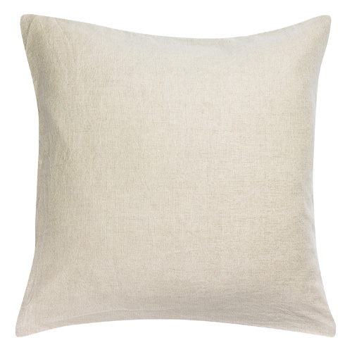 Lot de 2 Taies d'oreiller en lin Naturel 65 x 65 cm - Zeff