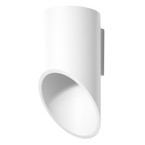 Applique cylindrique en aluminium blanc - Penne