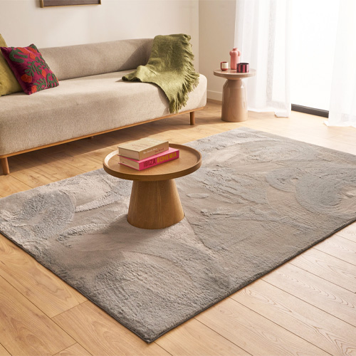 Tapis uni anthracite 80x150 cm - Horizon