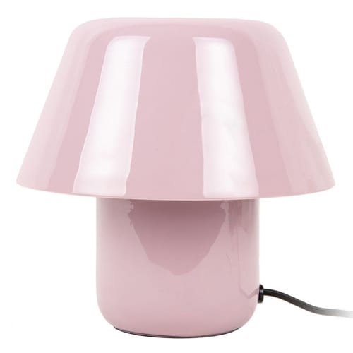 Lampe à poser en métal rose - Afan