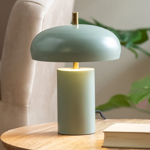 Lampe à poser en métal bleu - Joya
