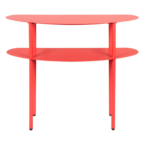 Console en métal rouge vif - Cool Retro