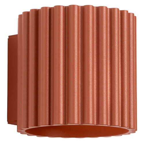 Applique murale cannelé terracotta - Aura