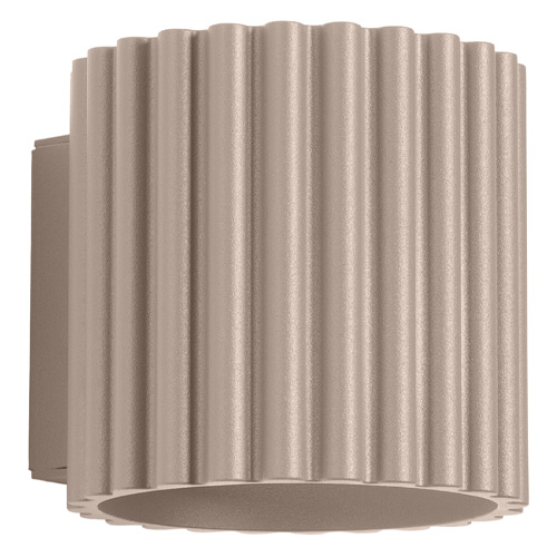 Applique murale cannelé taupe - Aura