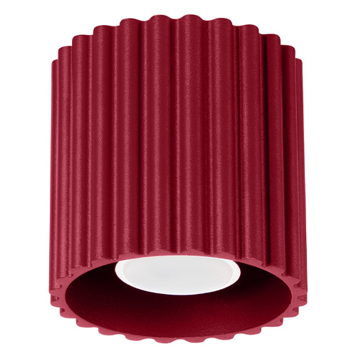 Plafonnier cannelé Bordeaux - Aura