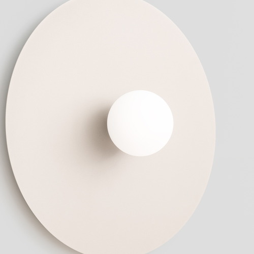 Applique murale en métal 50 cm en métal beige - Ake