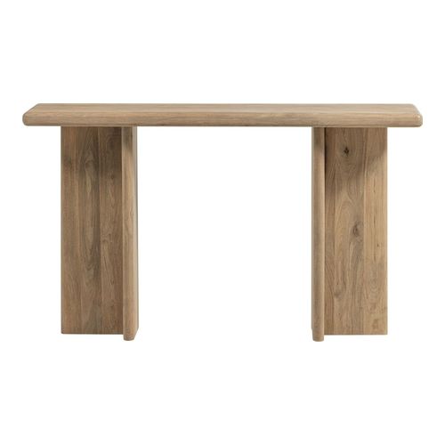 Console rectangulaire en bois de manguier clair 135 cm - Ato