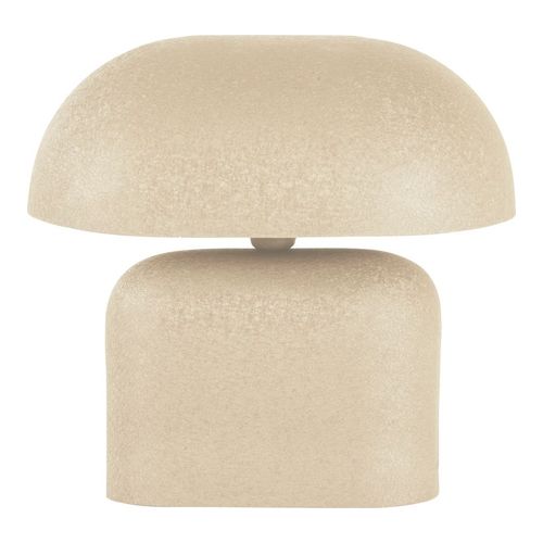 Lampe de table champignon en métal sable - Tilo