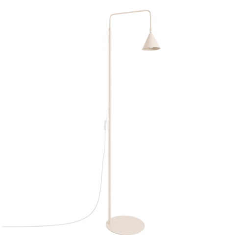 Lampadaire en métal beige 165 cm - Nox
