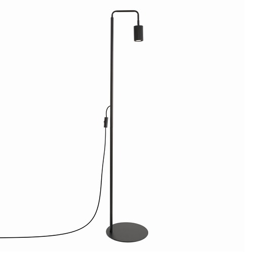 Lampadaire en aluminium noir 160 cm - Karbon